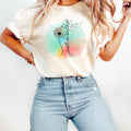 Just Breathe Shirt: Dandelion Watercolor Tee, Mindfulness T-Shirt Inspirational Shirt Gift