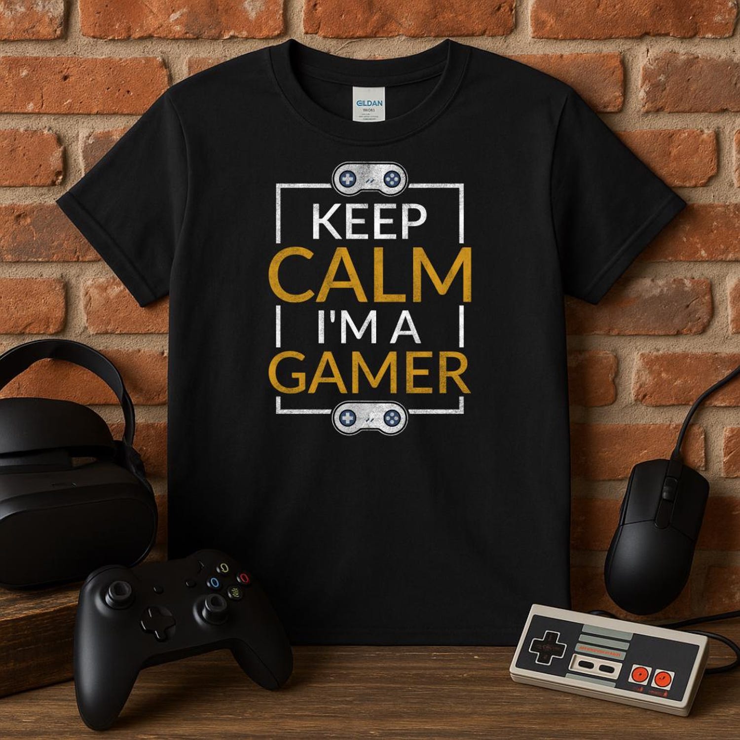 Keep Calm Gamer T-Shirt: Funny Video Game Apparel
