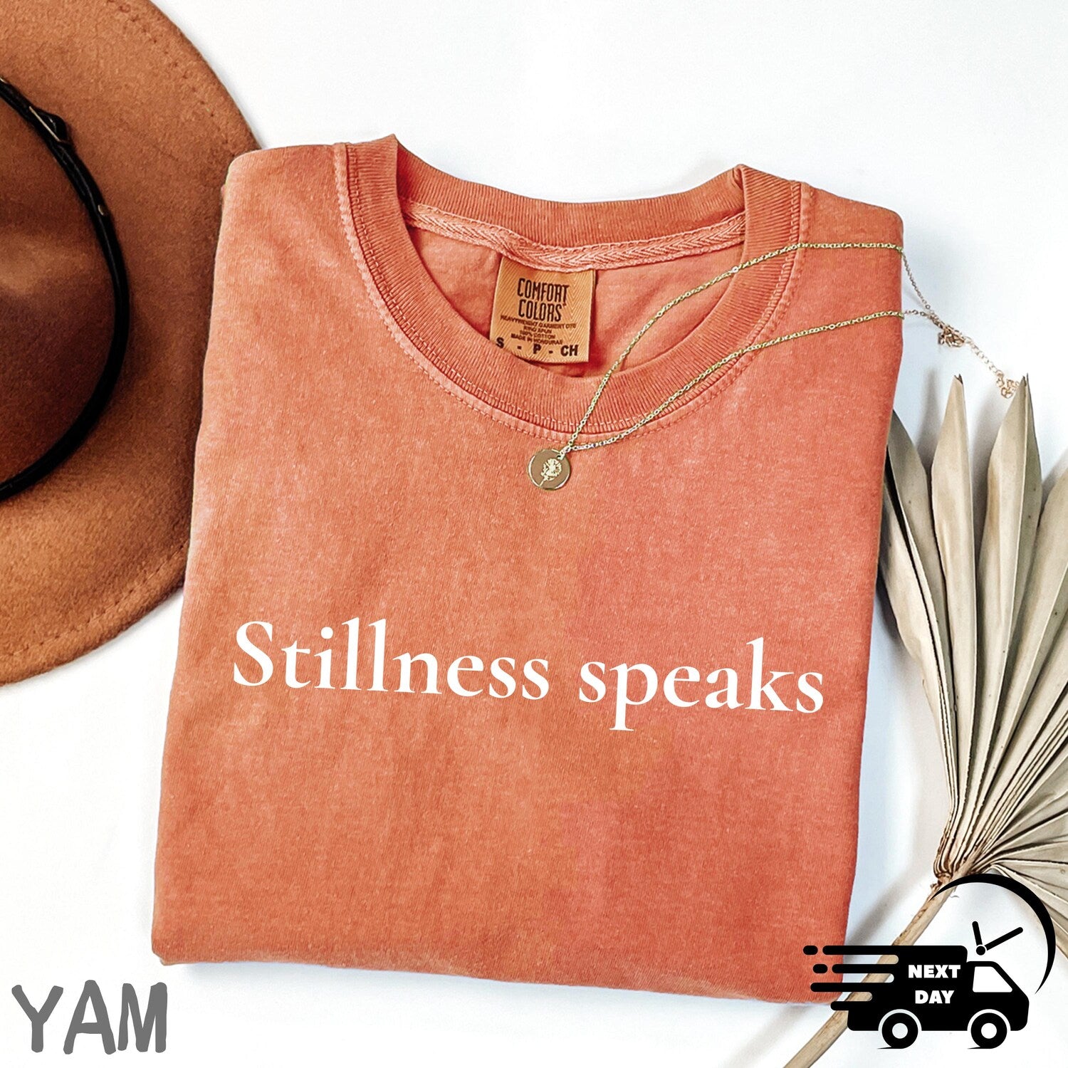 Stillness Speaks T-Shirt | Comfort Colors Zen Mindful Tee