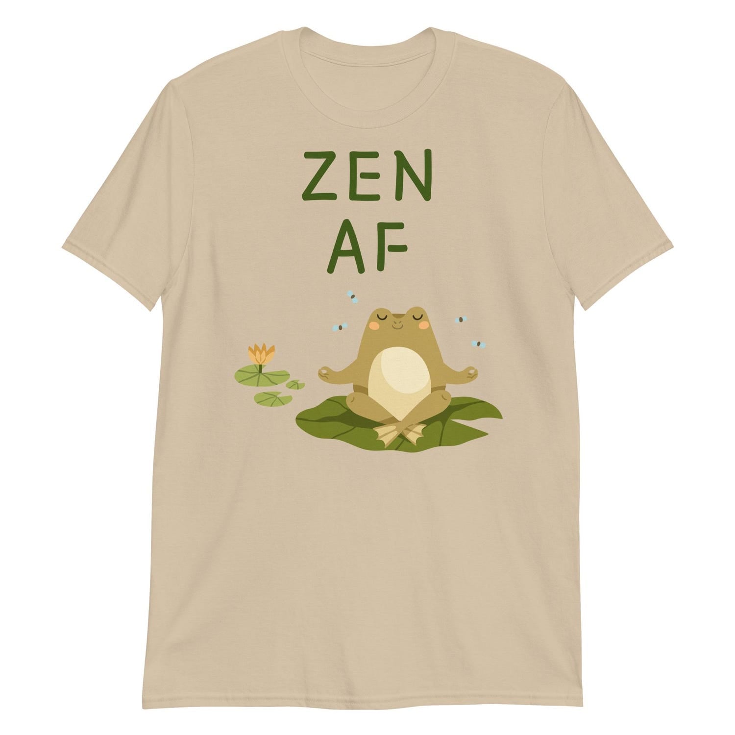 Zen AF Frog Shirt | Funny Meditating Yoga Mindfulness Chill Spiritual Animal Yoga Frog Tee Women Gift Tee