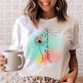 Just Breathe Meditation Yoga Mental Health Dandelion Yoga Lover Motivational Shirt Tee