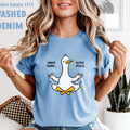 Silly Goose Yoga Shirt: Comfort colorsÂ®, Funny Yoga Shirt, Goose Shirt Gift