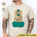 Patanjali T-Shirt Gift for Yogis & Mindfulness: Yoga Sutras Meditation Hindu Sage Tee