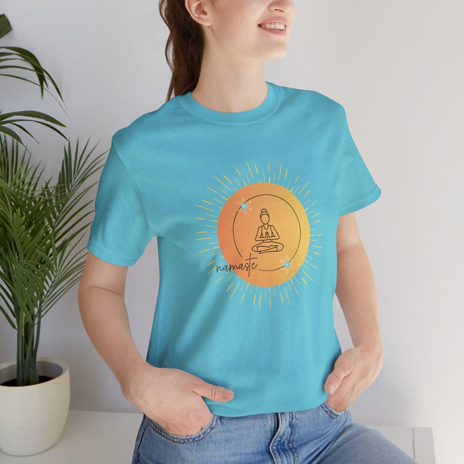 Yoga Namaste T-Shirt: Soft Cotton Unisex Meditation Tee