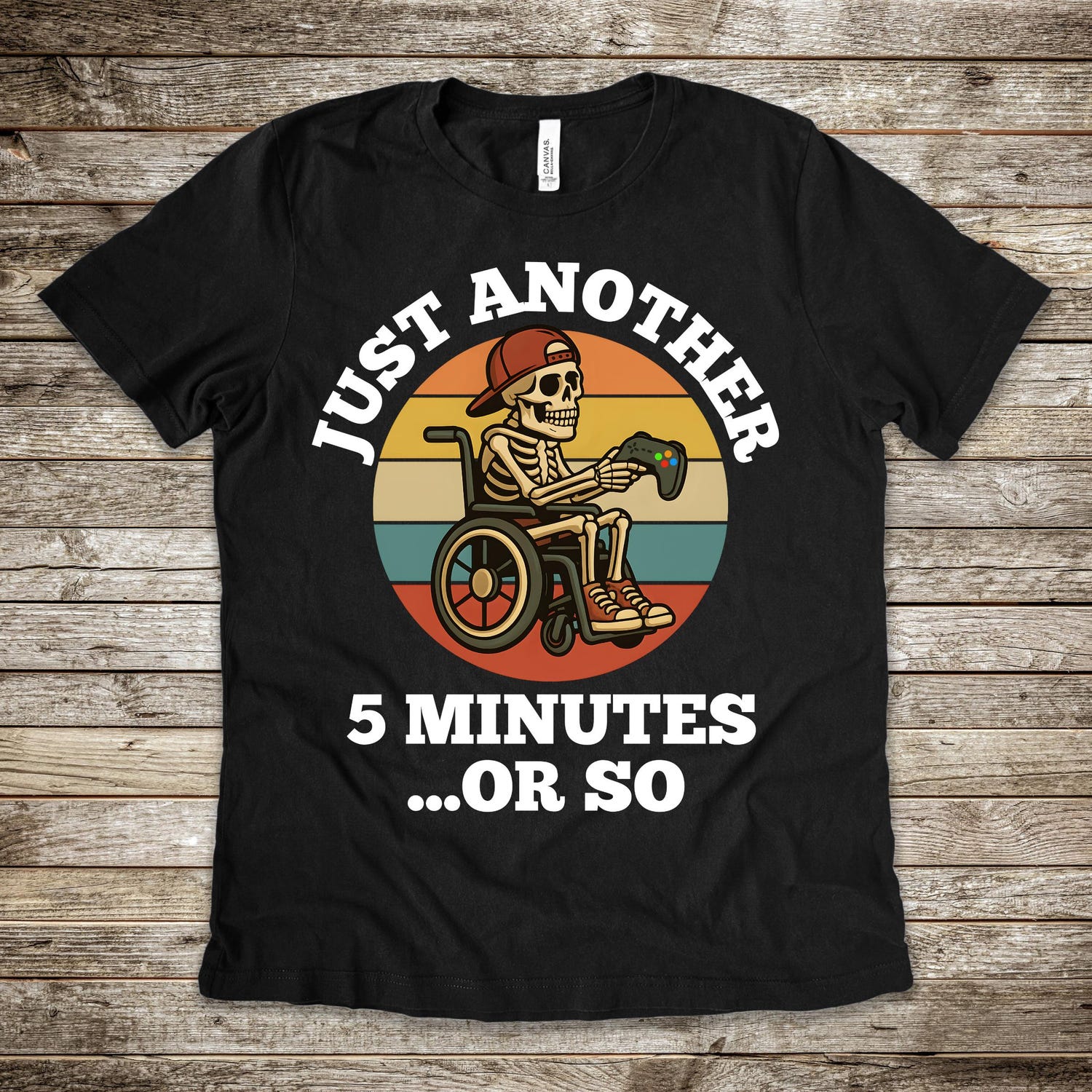Skeleton Gamer T Shirt | Funny Handicap Shirts | Disabled Gamer Shirt
