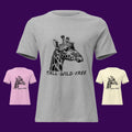 Womenâs Giraffe Graphic Tee | Relaxed Inspiring Quote Shirt