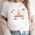 Yoga Retreat T-Shirt: Sunset Meditation Graphic Tee for Serenity
