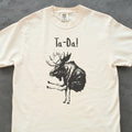Funny Moose Yoga T-Shirt: Acrobat Animal Lovers Humorous Wildlife Gymnast Tee