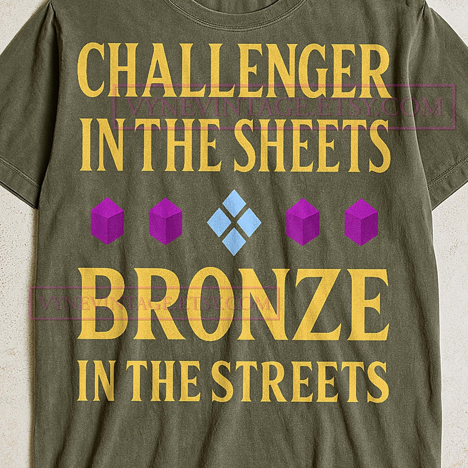 Bronze Challenger T-Shirt | Funny Typography Meme Tee | Gamer Gift Idea