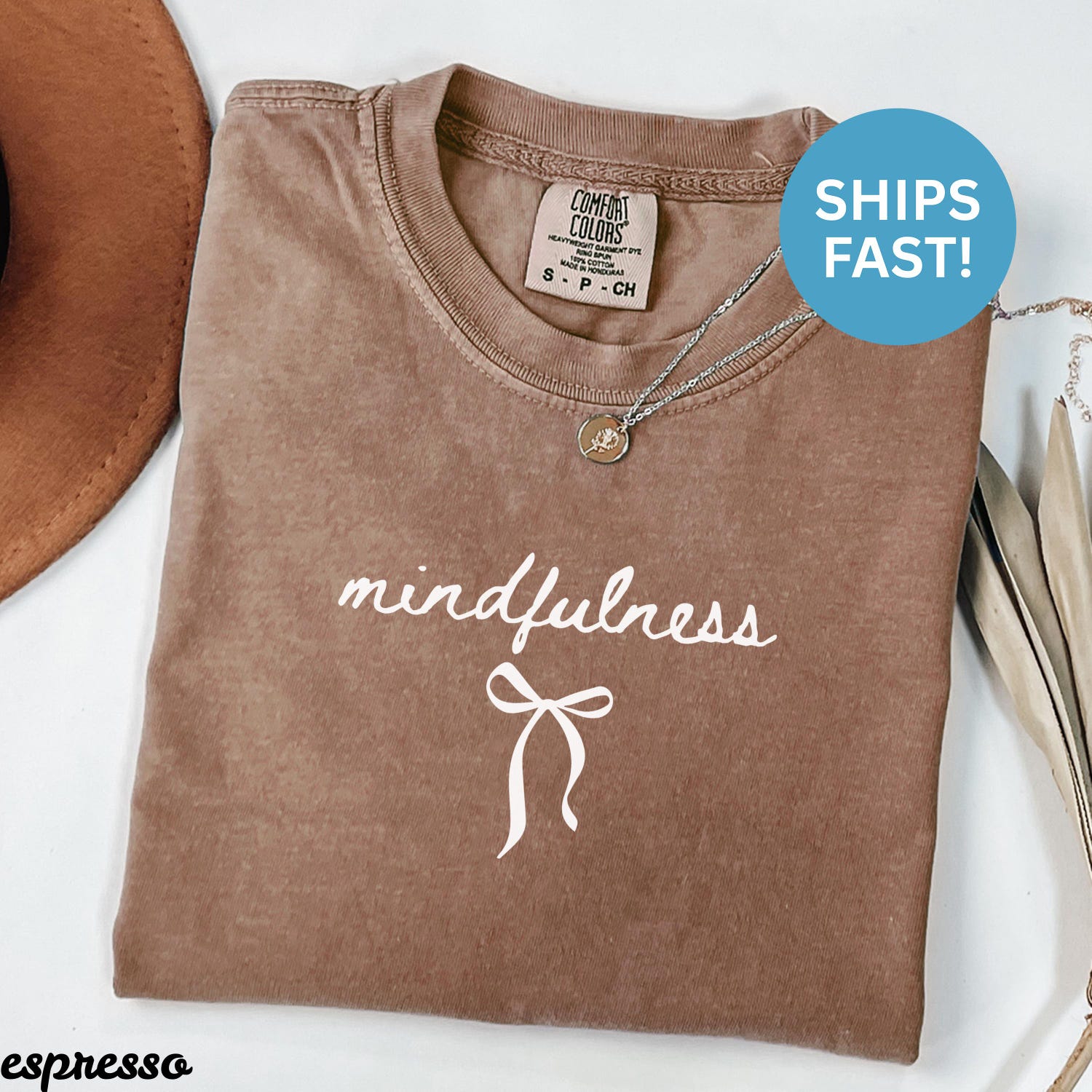 Comfort Colors Mindfulness Meditation Gift Yoga Lover Peaceful Mind Zen Women Relax Anxiety Shirt Tee