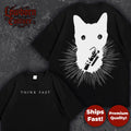 Think Fast Gaming Cat T-Shirt | Flashbang Meme Tee | Viral Gamer Apparel