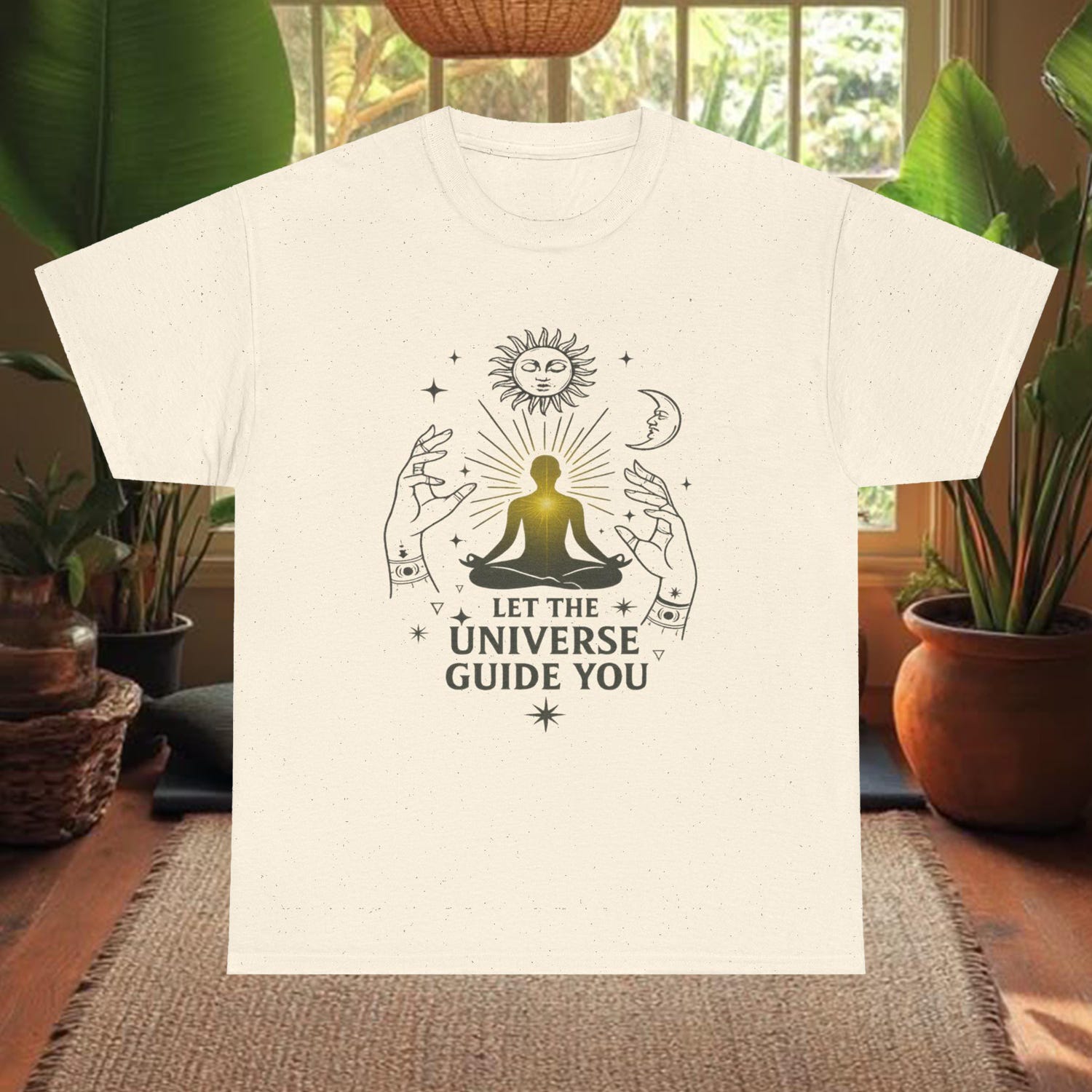 Trust the Universe Shirt: Spiritual Positive Meditation Yoga Shirt Positive Vibes Tee Gift