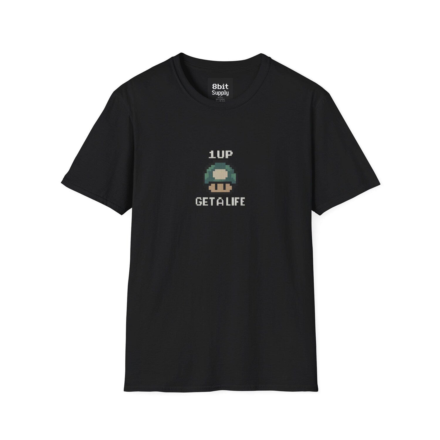 Get a Life T-Shirt | Retro Gamer Parody | 8-Bit Pixel Art Tee