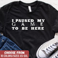 Gaming T-Shirt For Men | Funny Father's Day Shirt | Gaming Gift For Gamers