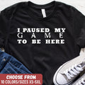 Humorous Gaming T-Shirt For Men, Funny Father's Day Shirt, Gaming Shirt, Gaming Gift, Gaming Lover, Gamer Shirt, Gamer Gift