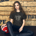 Talking Life One Deep Breath at a Time T-Shirt: Mindful Quote Shirt Relaxed Tee Gift