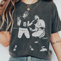 Step Brothers Jaxson Dart & Cam Skattebo T-Shirt | Football Meme Retro T-Shirt | Game Day Rap Tee