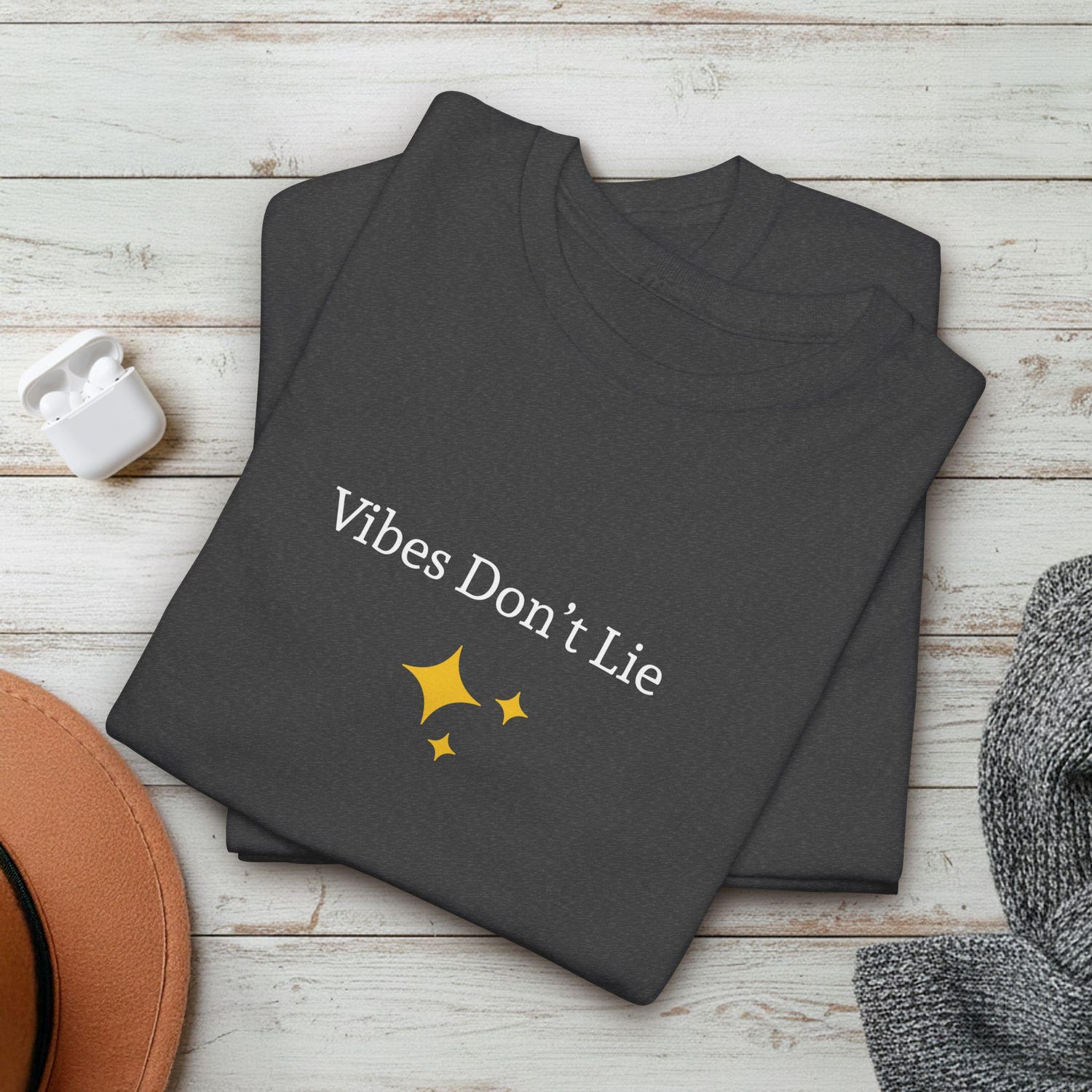 Vibes Dont Lie T-Shirt: Positive Energy Tee, Aesthetic Quote Shirt Gift