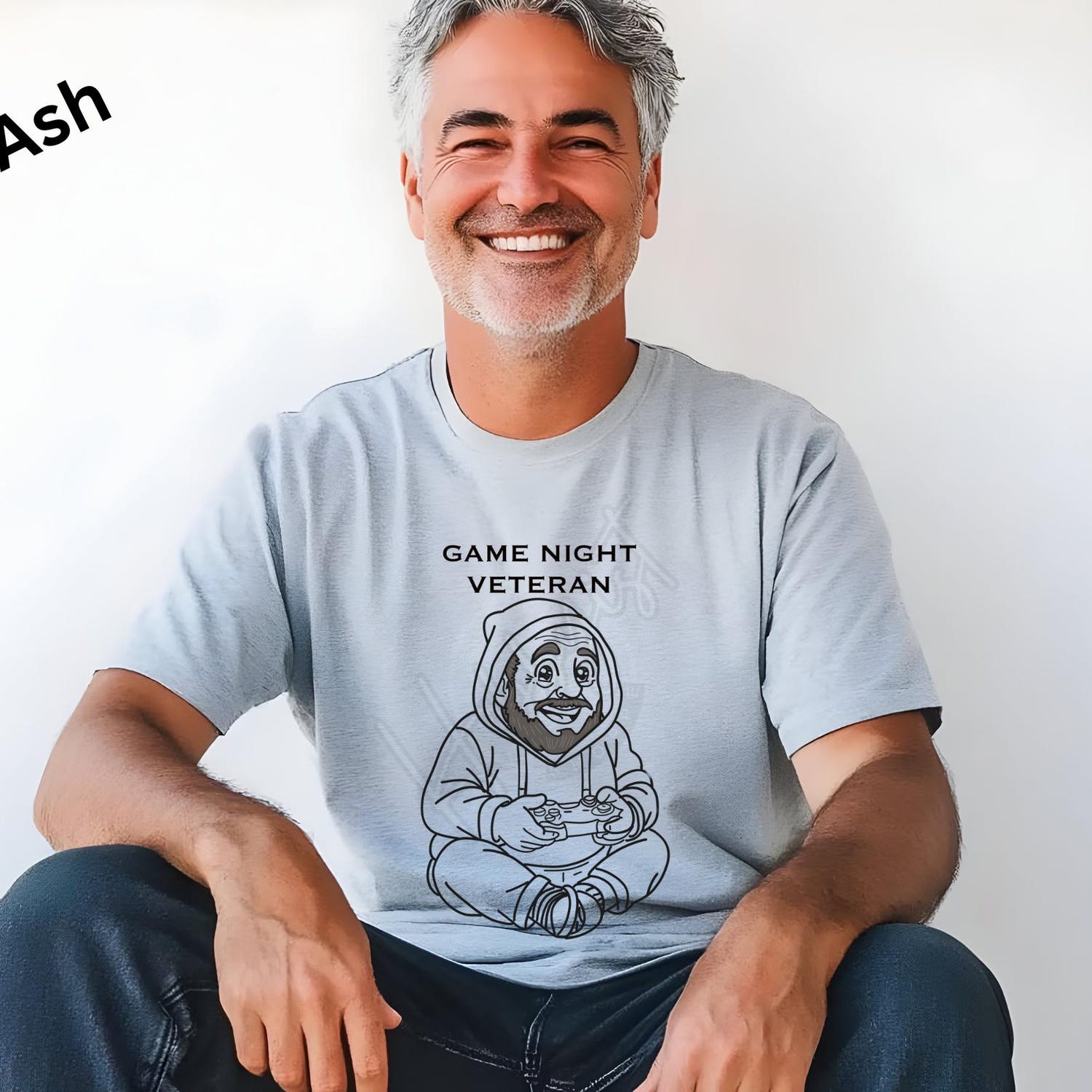 Game Night Veteran T-Shirt | Funny Video Gamer Tee | Cotton Cotton Tee For Gamers