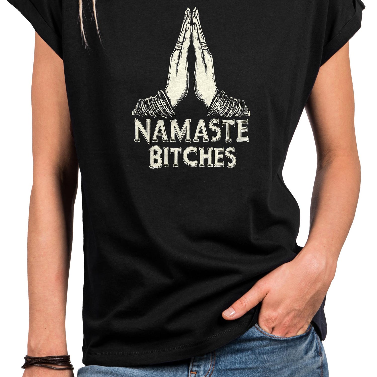 Women's Cotton Buddha T-Shirt: Spiritual Yoga Zen Style Tee Gift