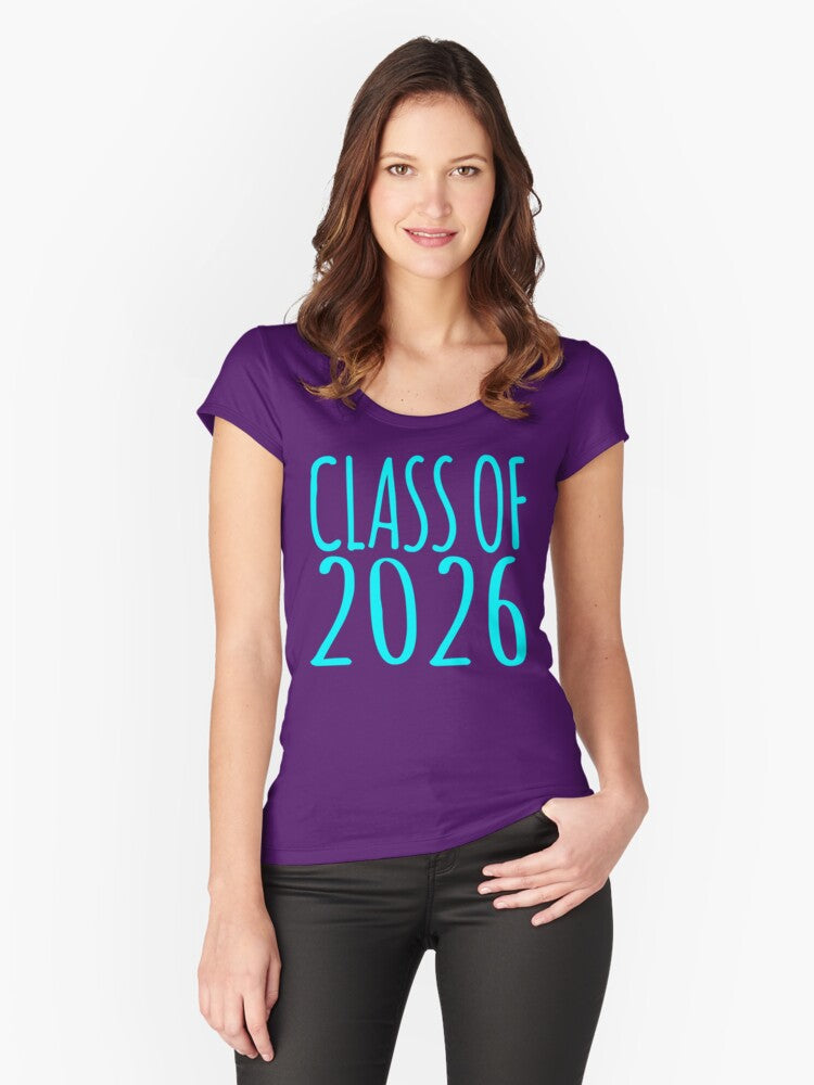 Class of 2026 Graduation 2026 Fitted Scoop T Shirt T Shirt Trending US New Year Trend