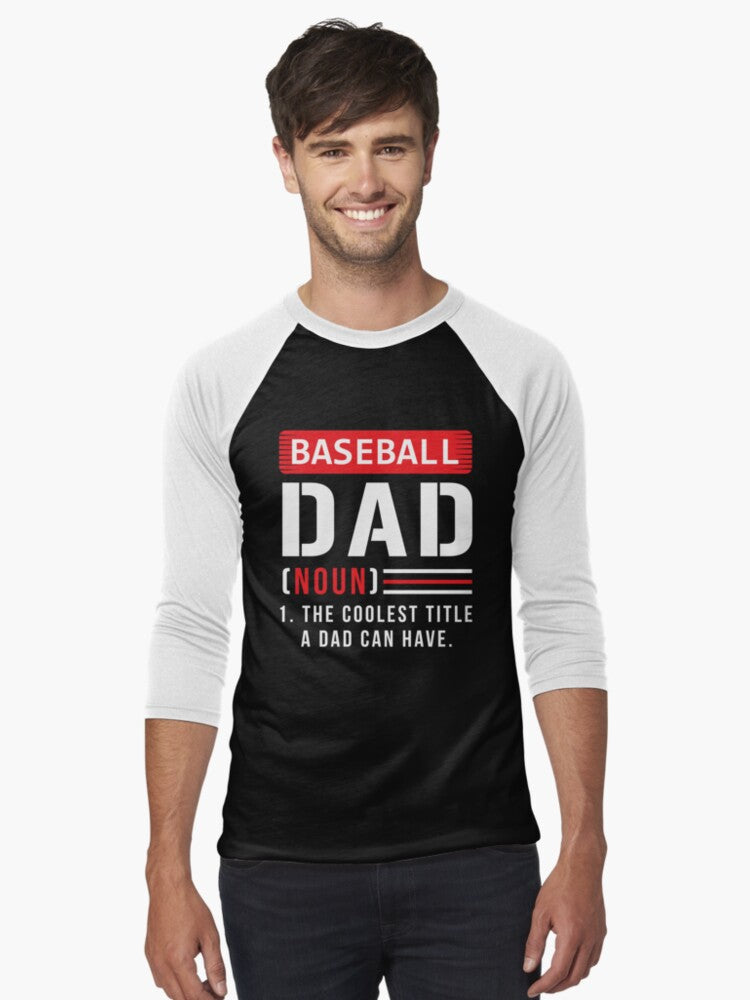 Baseball dad father saying Baseball 34 Sleeve T Shirt T Shirt Viral TikTok Daily Wear