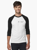 Einstein Formulas Baseball 34 Sleeve T Shirt T Shirt Gift Ready