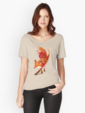 Vulpes Vulpes Relaxed Fit T Shirt Women T Shirt High Search Demand Fan Favorite