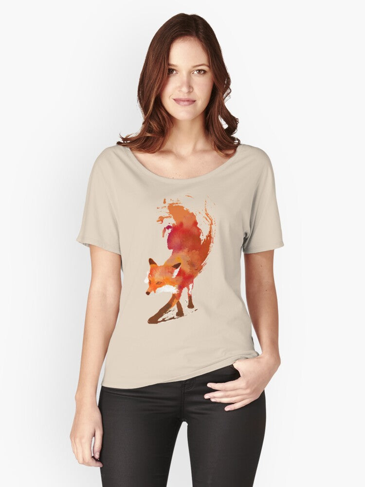 Vulpes Vulpes Relaxed Fit T Shirt Women T Shirt High Search Demand Fan Favorite