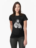 Blackcraft Antichrist Jesus Loves Satan Baphomet goat Atheist Fitted Shirt T Shirt Minimal Style