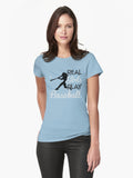 Real girls play baseball Fitted T Shirt T Shirt Comfort Fit Fan Favorite