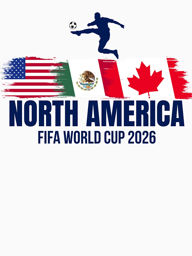 2026 North America Soccer World Tour - USA Mexico Canada by KristineKaren Unisex T-shirt, Sweatshirt, Hoodie, Long Sleeve Tee