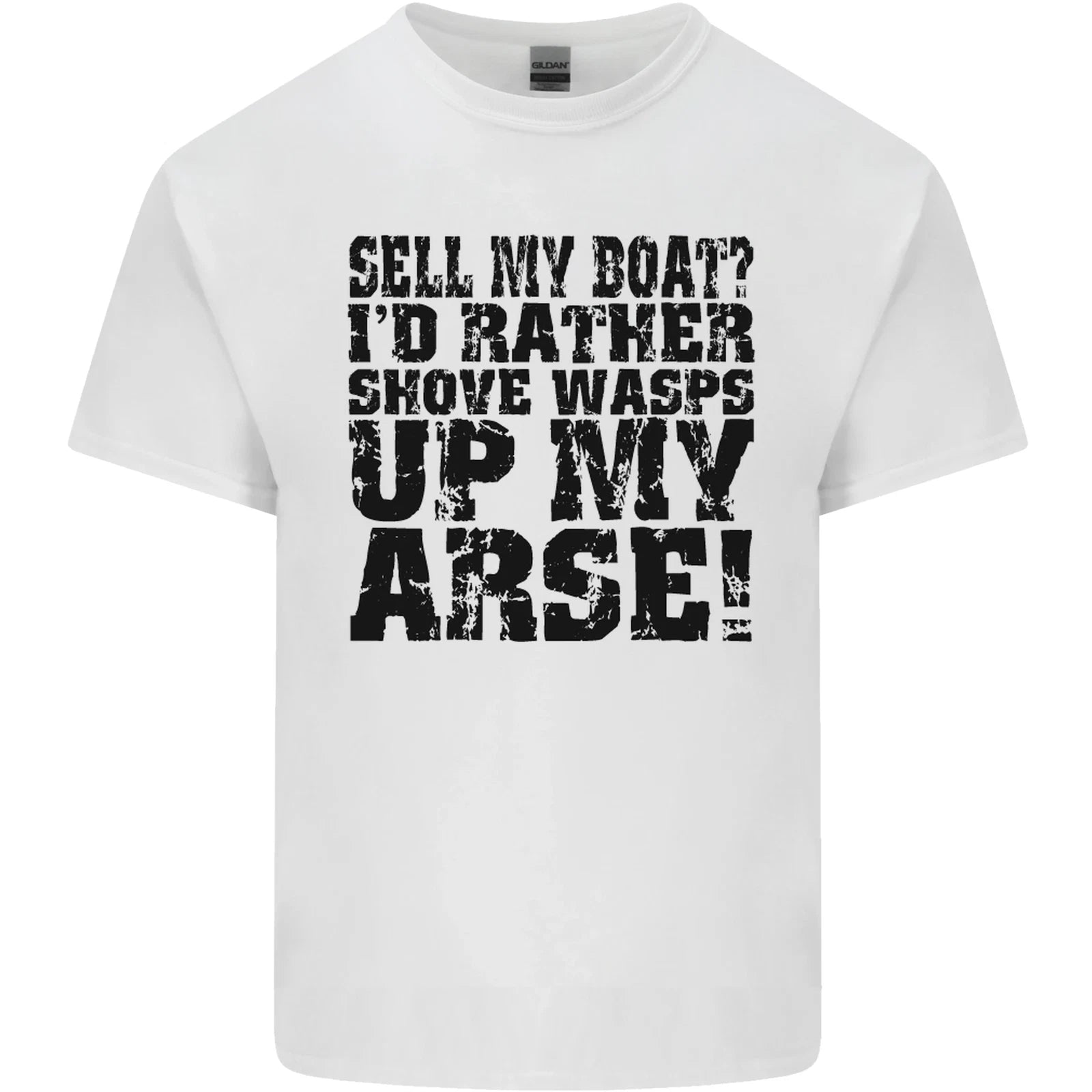 Sell My Boat Speedboat Yacht Dingy Sailing Mens Cotton Tshirt Tee Top T-Shirt | Comfort-Fit Style | Trending Fashion Apparel
