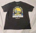 Golden State Warriors Mens Large T-shirt Fanatics 2017 Nba Finals 2 Sided Grey | Trendy Graphic Tee | Casual Unisex T-shirt
