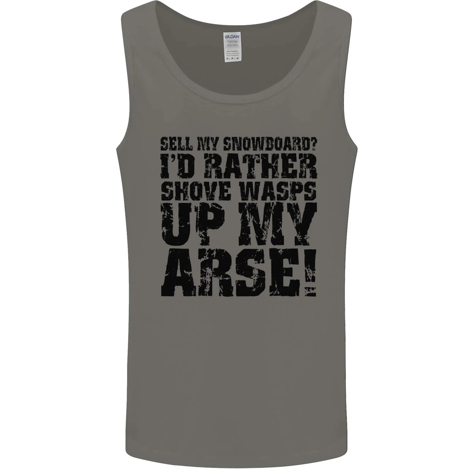Sell My Snowboard Funny Snowboarding Mens Vest Tank Top Tank Top | Top Trending Design | Trending Fashion Apparel