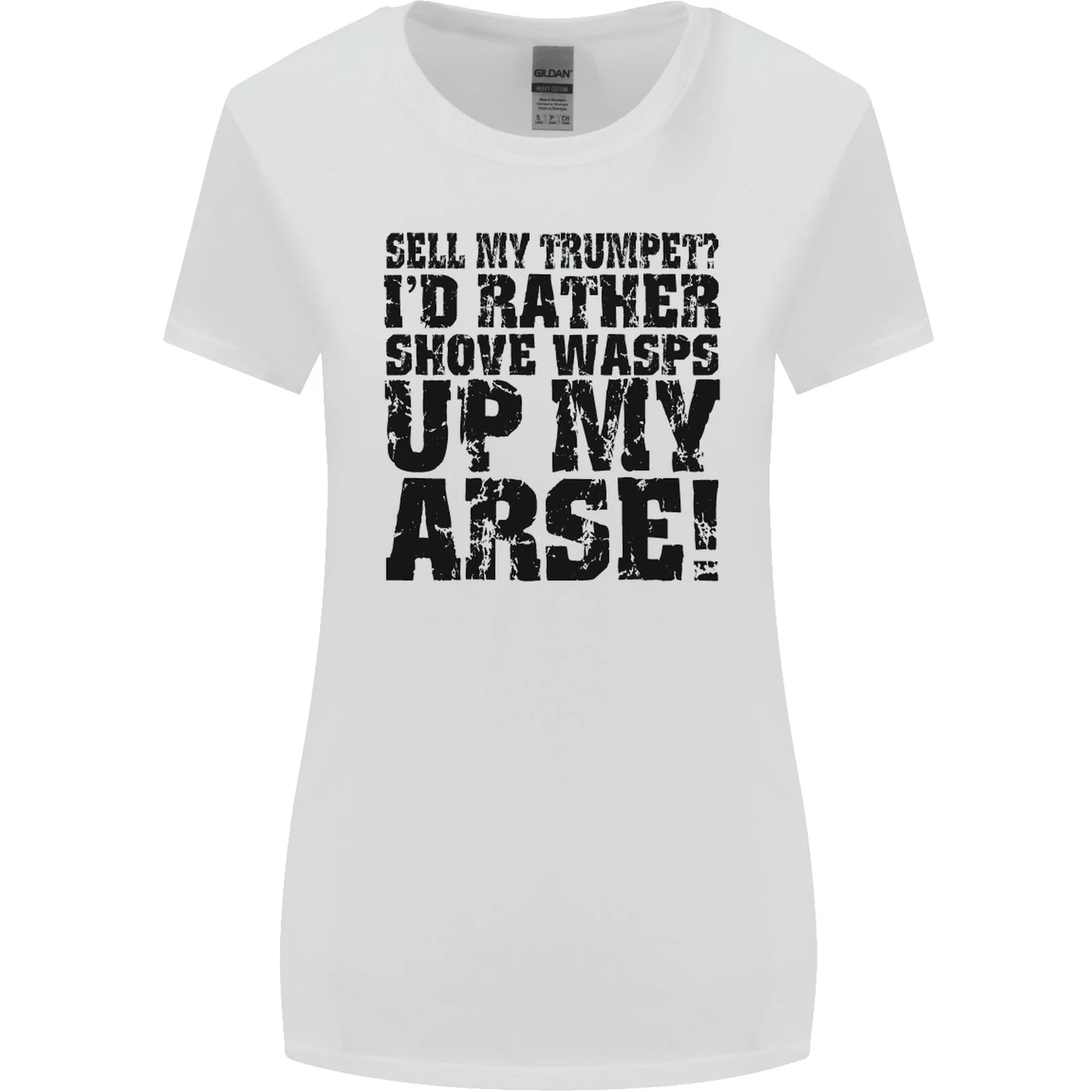 Sell My Trumpet Funny Music Brass Womens Wider Cut Tshirt T-Shirt | Top Trending Design | Great Gift For Fans