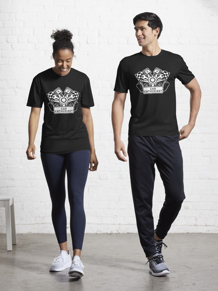 Car Enthusiast Racing Design Active T Shirt T Shirt Comfort Fit Gift Ready