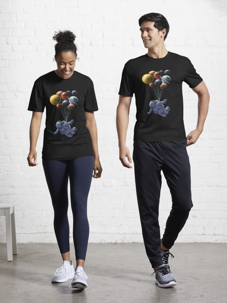 Space Travel Active T Shirt Women T Shirt Streetwear Style Fan Favorite