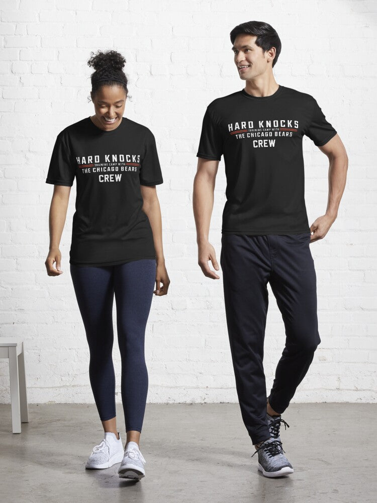 Bear Hard Knocks Crew Active T Shirt T Shirt Cute Design