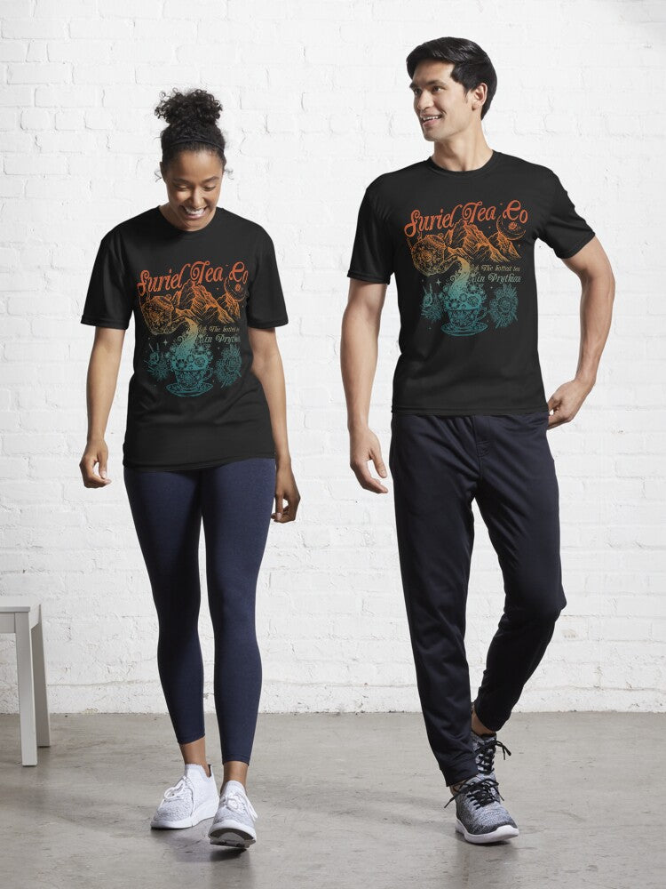 Suriel Tea Co Fantasy Book Acotar Active T Shirt T Shirt Trending 2025 Daily Comfort