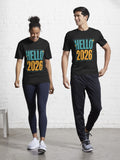 Hello 2026 New Year Active T Shirt T Shirt Streetwear Style Gift Ready