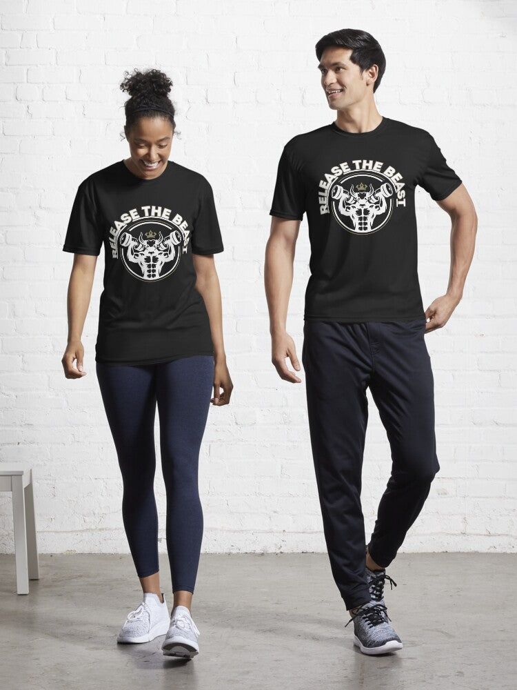 Fitness Bull Sport Active T Shirt T Shirt Clean Design
