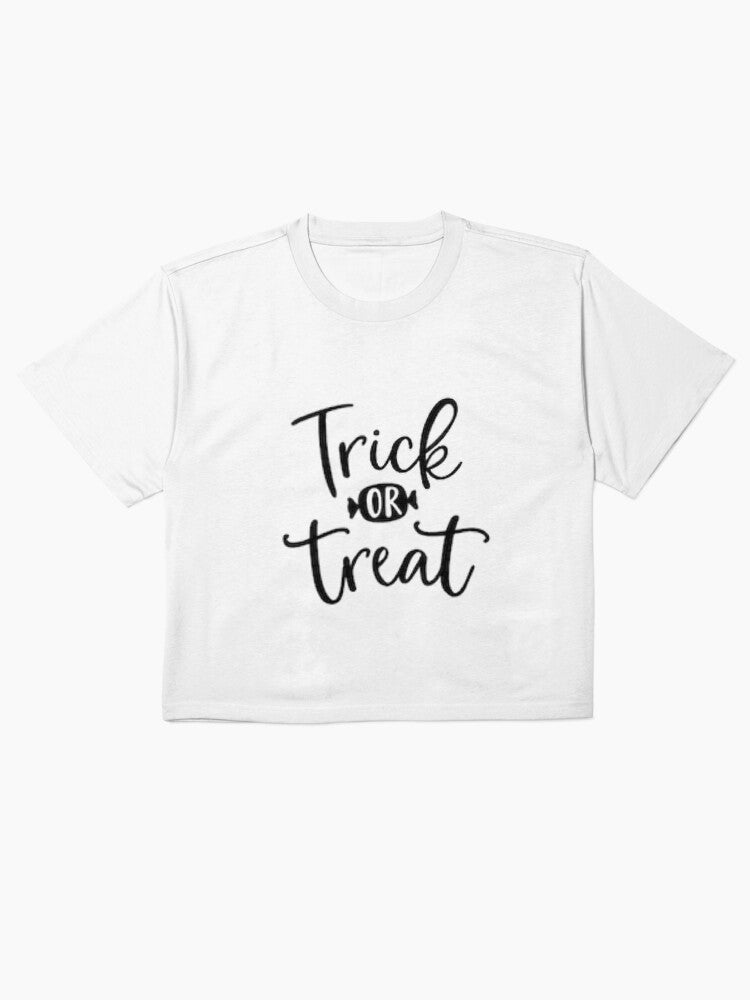 Trick Or Treat Boxy T Shirt Minimal Style