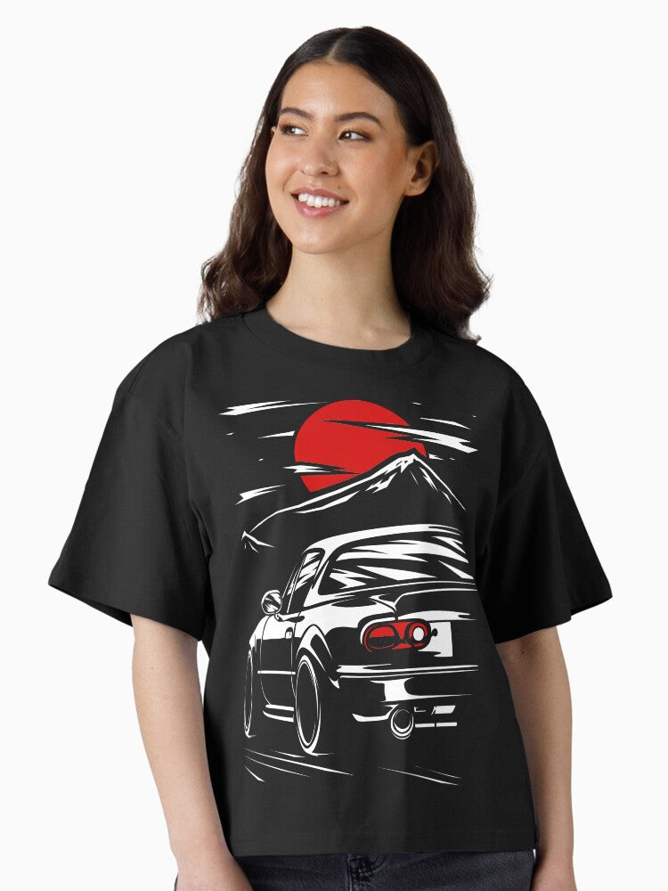 Mazda MX 5 Miata Boxy T Shirt Boxy T Shirt Trending US Relaxed Style