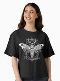 Surreal Death Moth Boxy T Shirt Boxy T Shirt Viral TikTok Modern Aesthetic