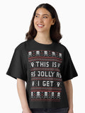 Emo Gothic Ugly Sweater Boxy T Shirt Boxy T Shirt Trending US Boxy Fit
