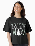 Border Collie Mom NickerStickers on Redbubble Boxy T Shirt Boxy T Shirt Trending US Relaxed Style