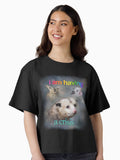 I am having a crisis possum word art Boxy T Shirt Boxy T Shirt Streetwear Style Gift Ready