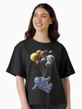 Space Travel Boxy T Shirt Women T Shirt Trending US Hot Right Now