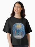 Narnia Magic Lantern Boxy T Shirt Boxy T Shirt Streetwear Style Boxy Fit